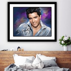 Elvis Presley Art unframed 12x16 Poster Premium Quality